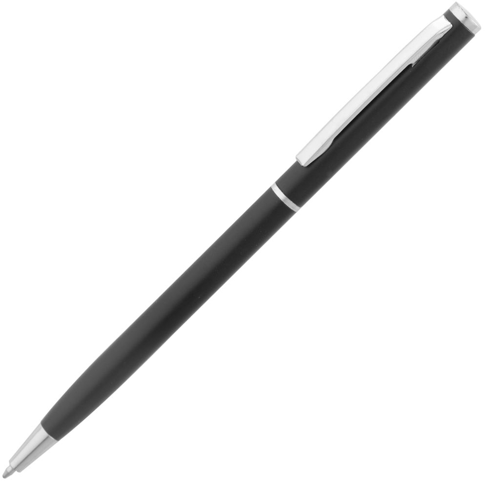 картинка Блокнот Magnet Chrome с ручкой, черный от магазина "Paul's collection"
