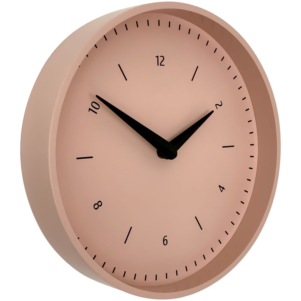картинка Часы настенные Peddy, пыльно-розовые от магазина "Paul's collection"