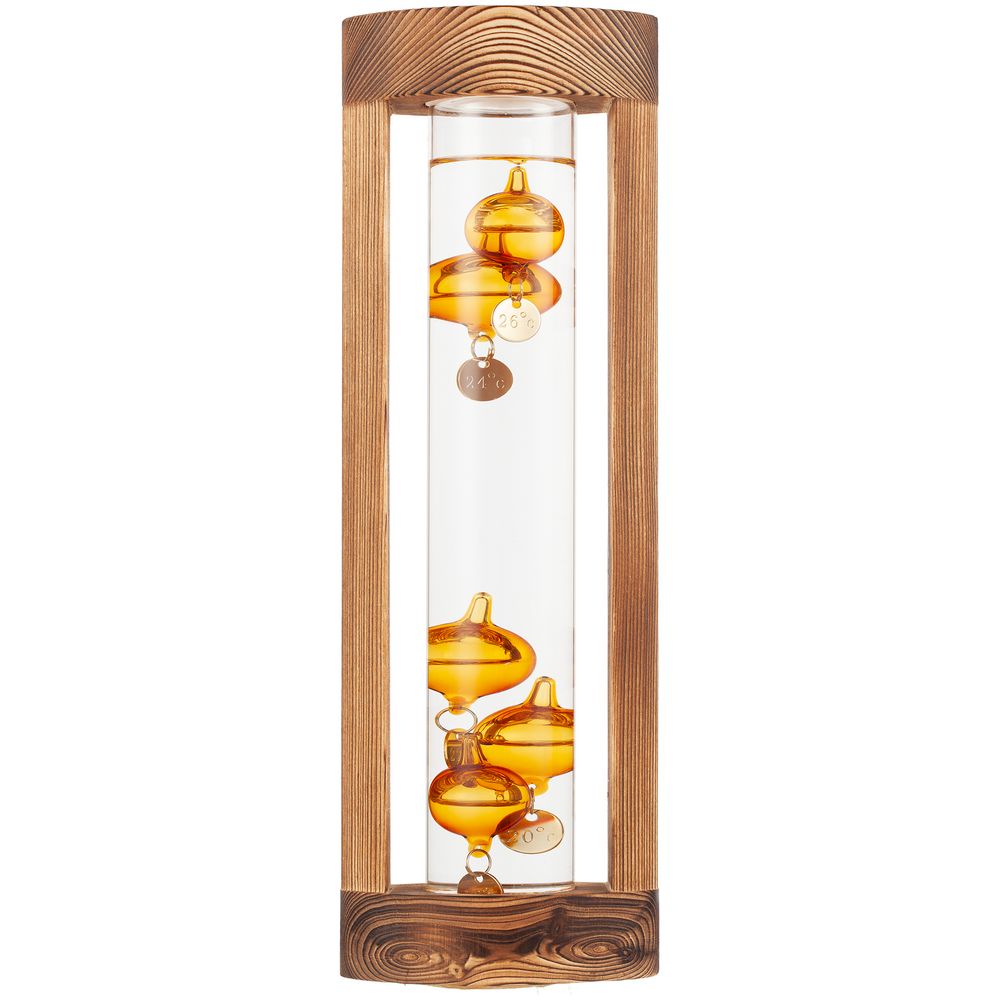 картинка Термометр «Галилео» в деревянном корпусе, неокрашенный от магазина "Paul's collection"