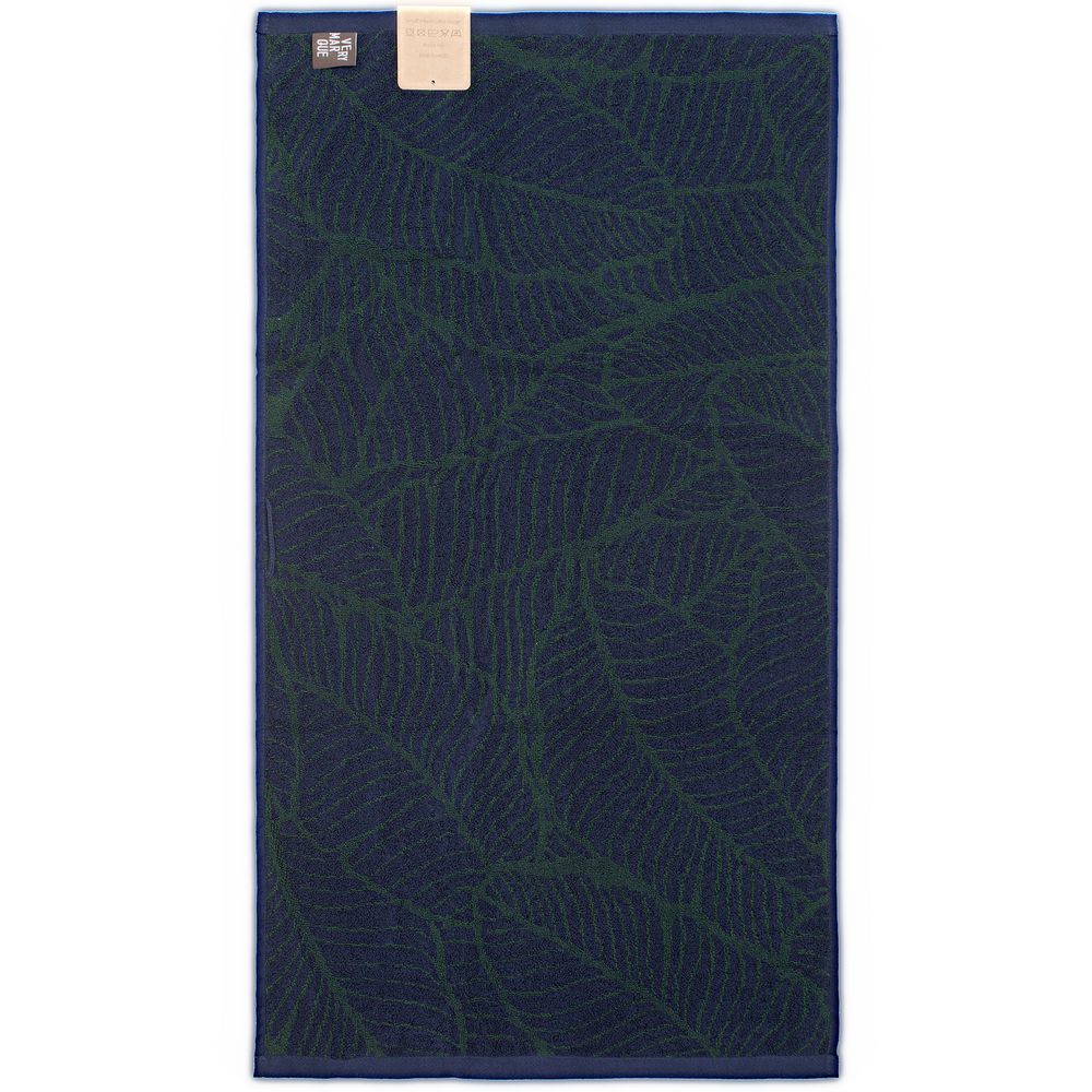 картинка Полотенце In Leaf, малое, синее с зеленым от магазина "Paul's collection"