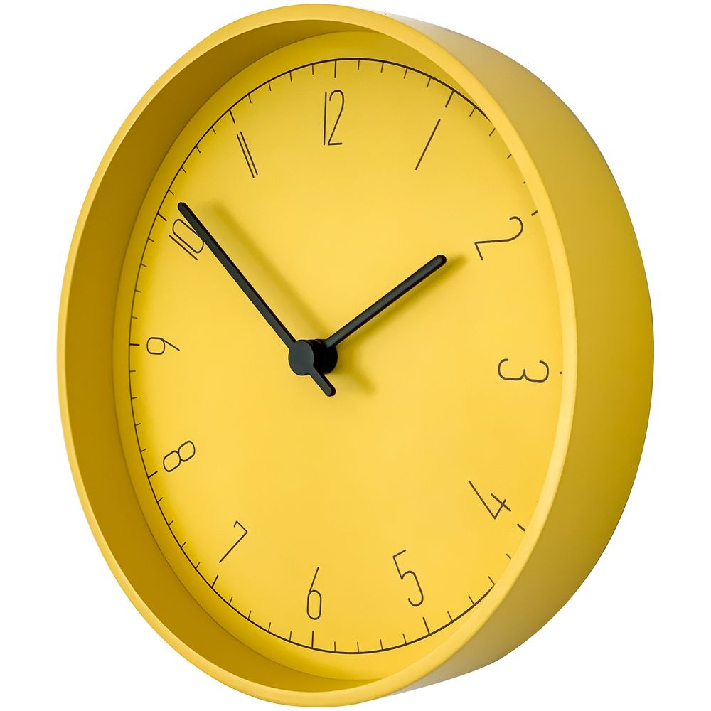картинка Часы настенные Spice, желтые от магазина "Paul's collection"